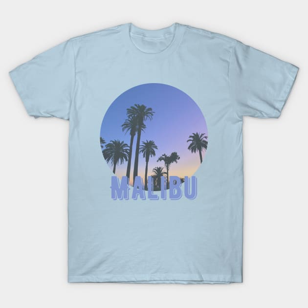 Malibu T-Shirt by Myartstor 